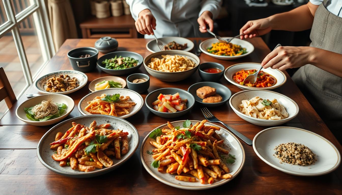 Home cook preparing ingredients in the kitchen